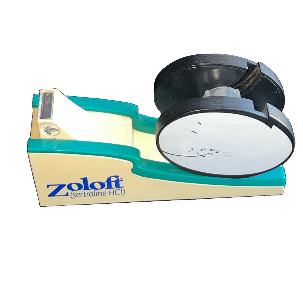 Zoloft Tape Dispenser Promotional Promo Pharmaceutical Chase Marketing Pfizer